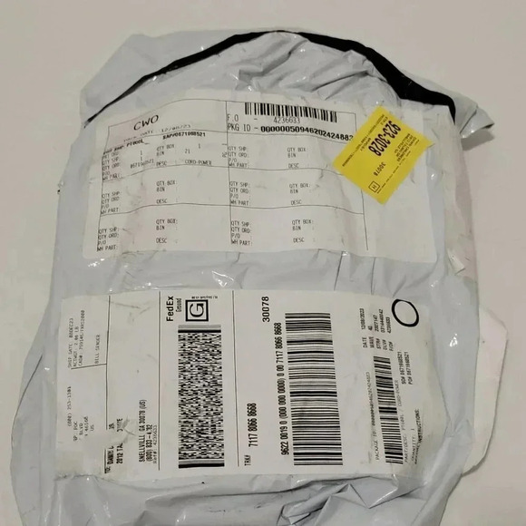 Whirlpool PT600L Dryer Power Cord NWT Black 4 Prong Industrial Grade 6 ft - Picture 2 of 2